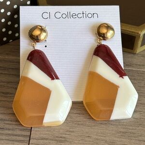 Colorful Statement Geometric Earrings
